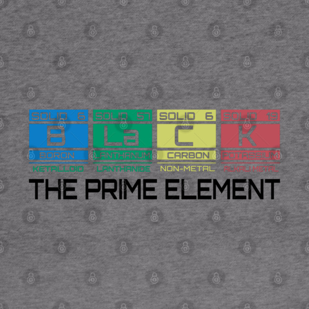 Black The Prime Element by UrbanLifeApparel