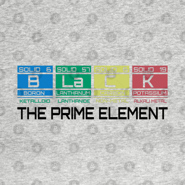 Black The Prime Element by UrbanLifeApparel