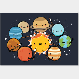 Planets camping Posters and Art