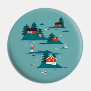 Nordic Islands Pin