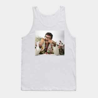Pedro Pascal Flower Chompy Tank Top