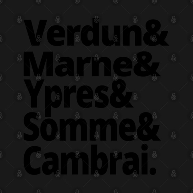 World War - The Battles of the First World War - Verdun, Marne, Ypres, Somme, Cambrai - WWI History Buff by Yesteeyear