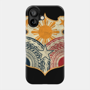 Vintage Filipino flag shirt - Filipino Heritage t shirt Phone Case