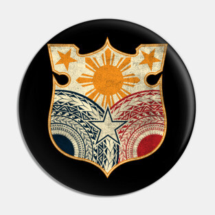 Vintage Filipino flag shirt - Filipino Heritage t shirt Pin