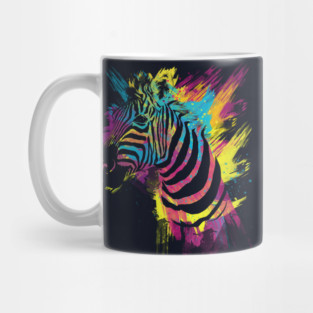 Zebra Splatters Mug