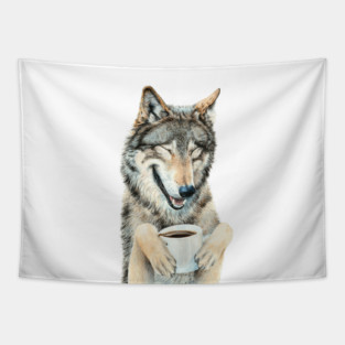 Coffee in the Moonlight Tapestry