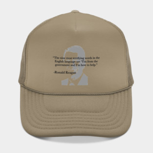 Reagan: Nine Most Terrifying Words Hat