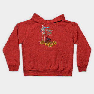 Raking in Fall Vibes Kids Hoodie