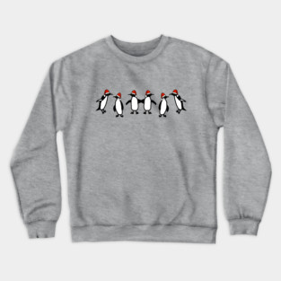 Classic Christmas Party Penguin Crewneck Sweatshirt