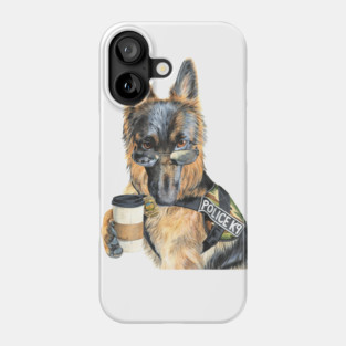 K9 Coffee Phone Case