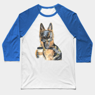 K9 Coffee Baseball T-Shirt
