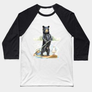 paddle board bear Baseball T-Shirt