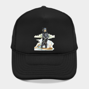 paddle board bear Hat