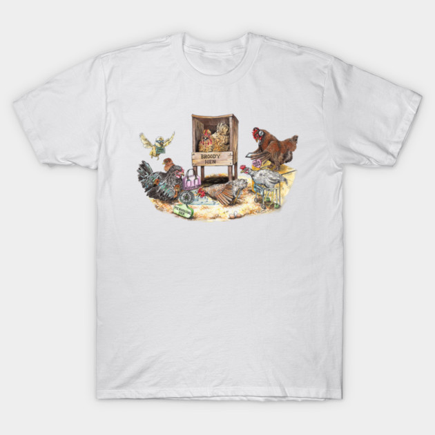 Life as a hen T-Shirt by Holly Simental