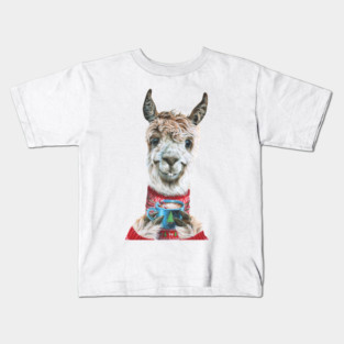 Christmas Llama Kids T-Shirt