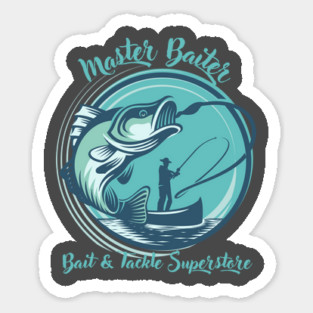 Master Baiter: Bait & Tackle Superstore Sticker