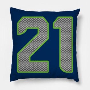 Seattle Seahawks Devon Witherspoon 21 by CH3Media Pillow