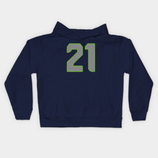 Seattle Seahawks Devon Witherspoon 21 by CH3Media Kids Hoodie