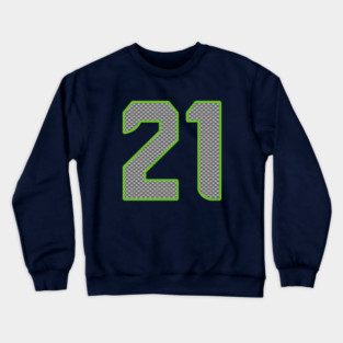 Seattle Seahawks Devon Witherspoon 21 by CH3Media Crewneck Sweatshirt