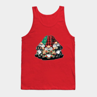 Christmas Gnomes Tank Top