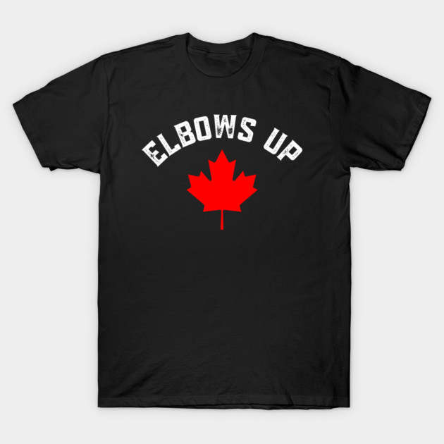Elbows-Up T-Shirt by BlackMeme94
