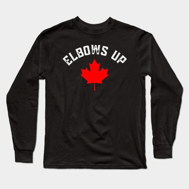 Elbows-Up Long Sleeve T-Shirt by BlackMeme94