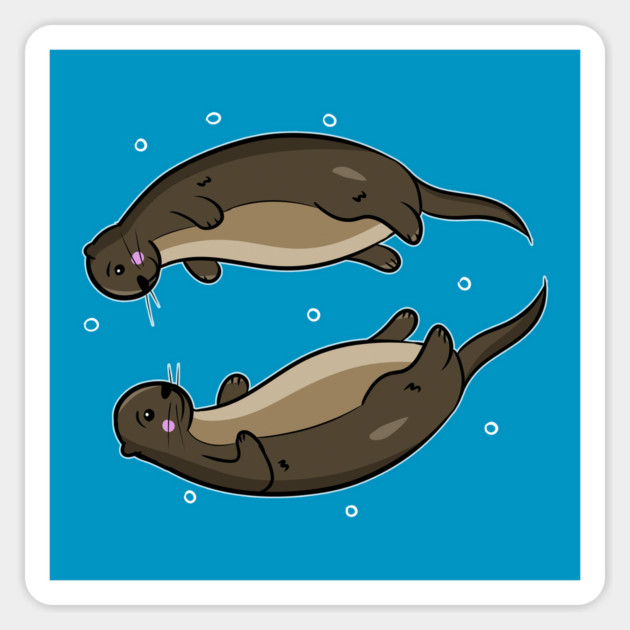 SIGNIFICANT OTTERS Sticker by roxiqt