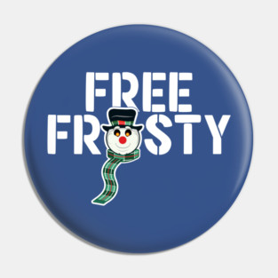 Free Frosty Snoman Head Pin