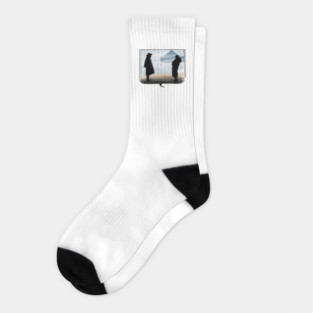 Hateful Eight: Stare Down in the Barn Socks