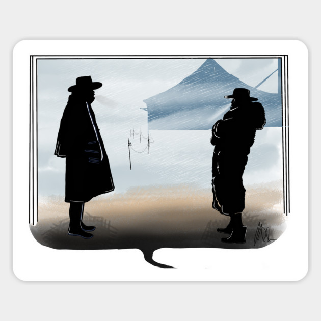 Hateful Eight: Stare Down in the Barn Magnet by 51Deesigns