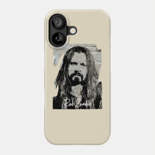 Rob Zombie 80s Vintage Old Poster Phone Case