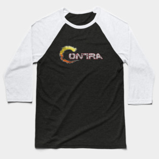 Contra Vintage Pixels Baseball T-Shirt