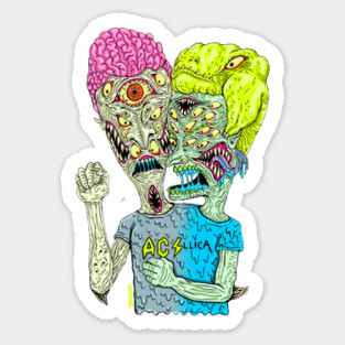 Metal Monsters Sticker