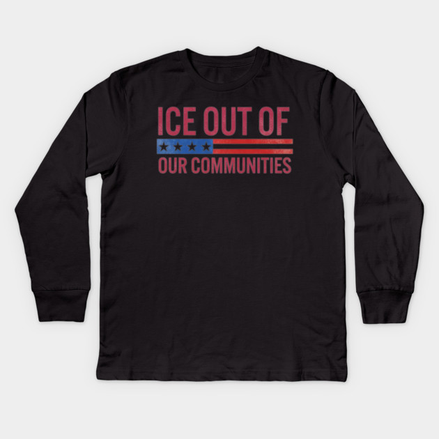 ice-out Kids Long Sleeve T-Shirt by BlackMeme94