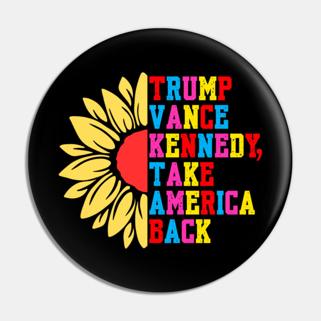 Trump-Vance-Kennedy Pin by BlackMeme94