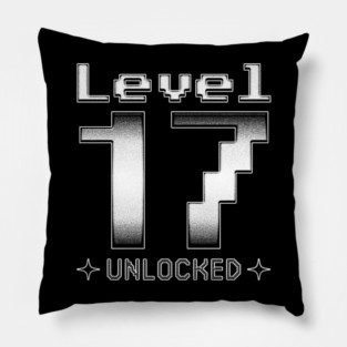 Level 17 Unlocked Pillow