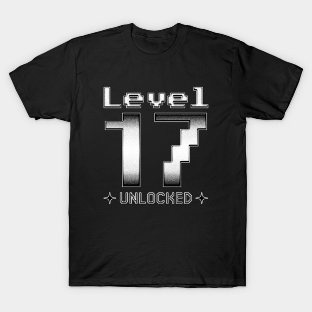 Level 17 Unlocked T-Shirt by  magiccatto