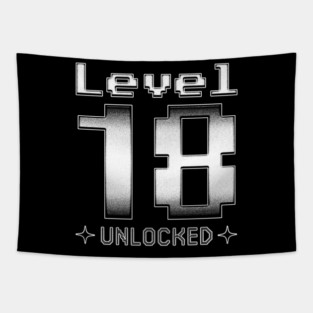 Level 18 Unlocked Tapestry