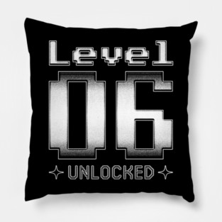 Level 06 Unlocked Pillow