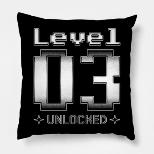 Level 03 Unlocked Pillow