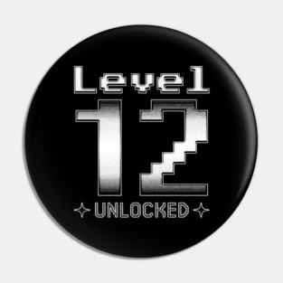 Level 12 Unlocked Pin