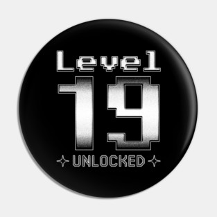 Level 19 Unlocked Pin