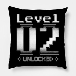 Level 02 Unlocked Pillow