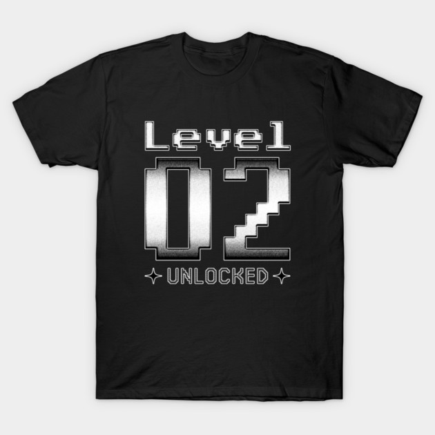 Level 02 Unlocked T-Shirt by  magiccatto