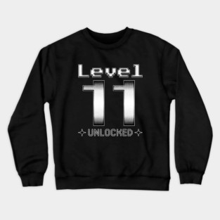 Level 11 Unlocked Crewneck Sweatshirt