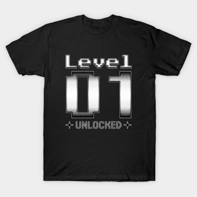 Level 1 Unlocked T-Shirt by  magiccatto