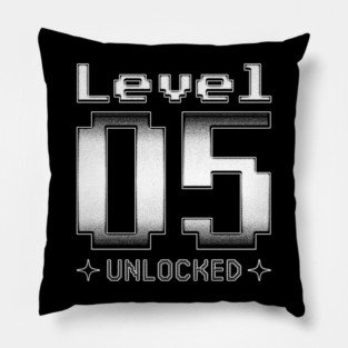 Level 05 Unlocked Pillow