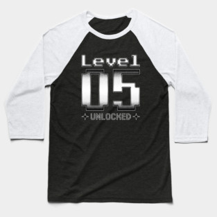 Level 05 Unlocked Baseball T-Shirt