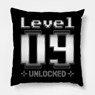 Level 09 Unlocked Pillow
