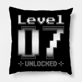 Level 07 Unlocked Pillow